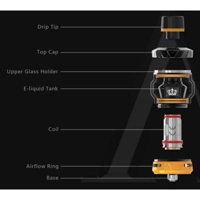 Uwell Crown 5 Clearomizer 5ml Black