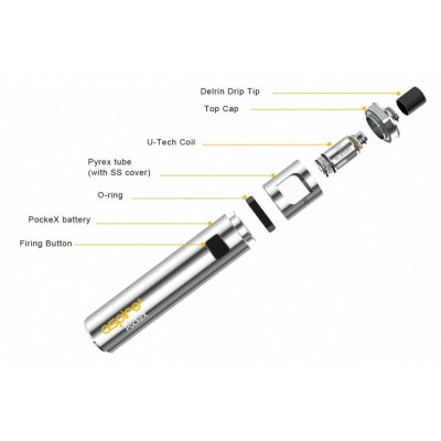 aSpire PockeX AIO elektronická cigareta 1500mAh ANNIVERSARY EDITION Black Gold