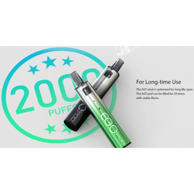 Joyetech eGo AIO AST Pod elektronická cigareta 1000mAh Jungle Green