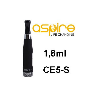 aSpire CE5-S BVC Clearomizer 1,8ohm 1,8ml Black