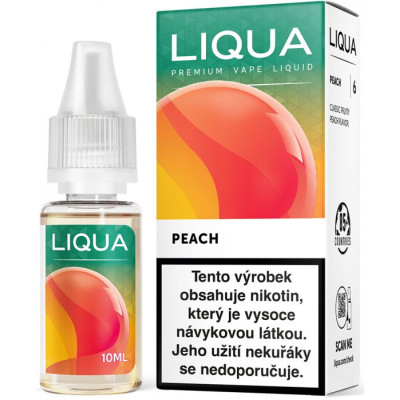 Liquid LIQUA Peach 10ml-3mg