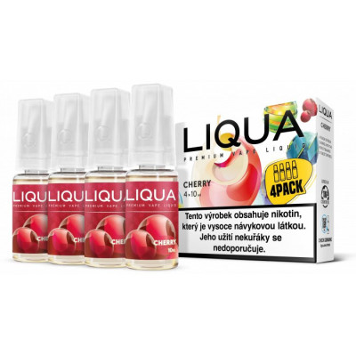 Liquid LIQUA 4Pack Cherry 4x10ml 6mg 