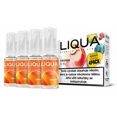 Liquid LIQUA 4Pack Orange 4x10ml 3mg