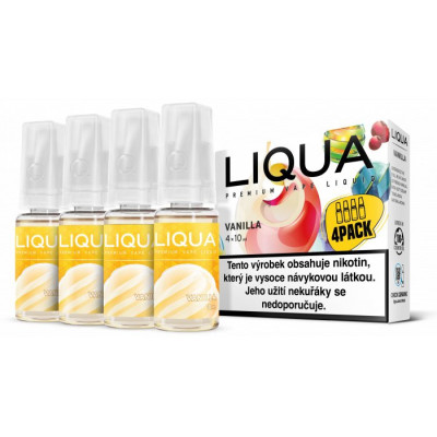 Liquid LIQUA 4Pack Vanilla 4x10ml 6mg