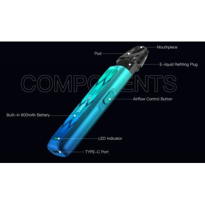 Lost Vape Ursa Nano Pod elektronická cigareta 800mAh Twill Silver