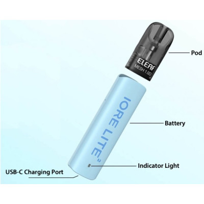 iSmoka-Eleaf IORE LITE 2 elektronická cigareta 490mAh Greenery