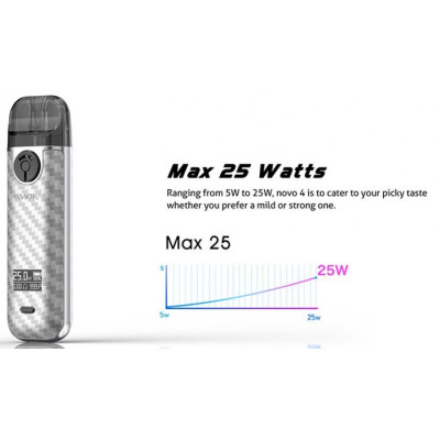 Smoktech NOVO 4 elektronická cigareta 800mAh Blue Grey Cobra