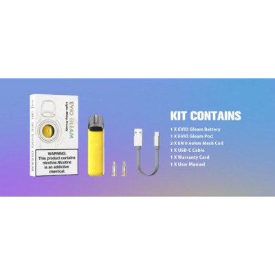 Joyetech EVIO Gleam Pod elektronická cigareta 900mAh Pearl White