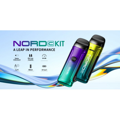 Smoktech NORD C 50W elektronická cigareta 1800mAh Cyan Purple