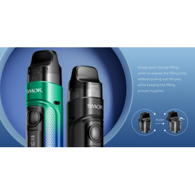 Smoktech RPM C 50W grip Full Kit 1650mAh Green Blue