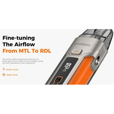 Vaporesso LUXE X PRO elektronická cigareta 1500mAh Black