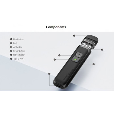 Smoktech NOVO MASTER elektronická cigareta 1000mAh Pink Black