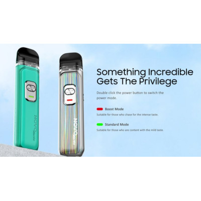 Smoktech NOVO MASTER elektronická cigareta 1000mAh Silver Laser