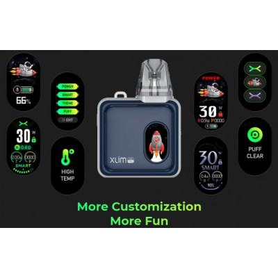 OXVA Xlim SQ Pro elektronická cigareta 1200mAh Gunmetal Wood