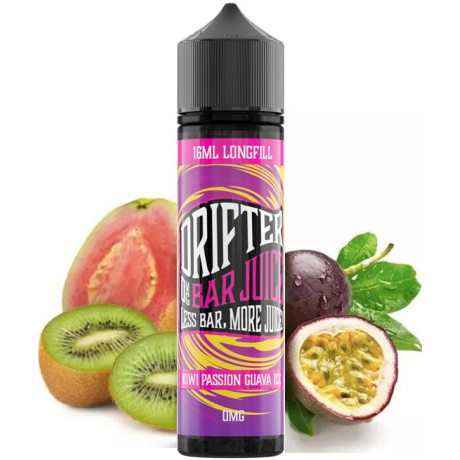 Příchuť Drifter Bar Juice Shake and Vape 16ml Kiwi Passionfruit Guava Ice