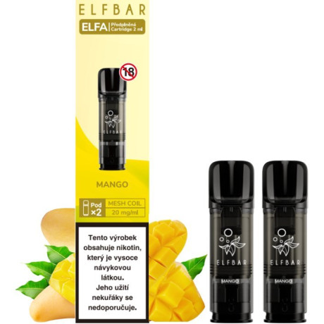 Elf Bar ELFA Pods cartridge 2Pack Mango 20mg