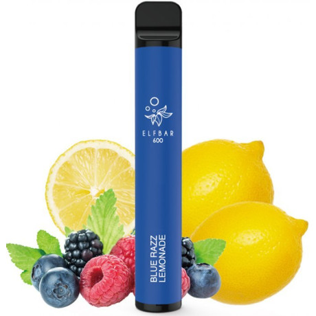 Elf Bar 600 elektronická cigareta 20mg Blue Razz Lemonade