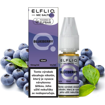 Liquid ELFLIQ Nic SALT Blueberry 10ml - 10mg