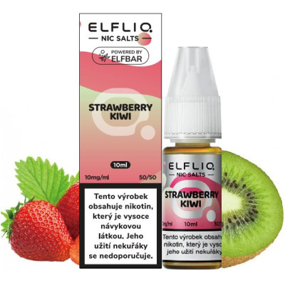 Liquid ELFLIQ Nic SALT Strawberry Kiwi 10ml - 10mg