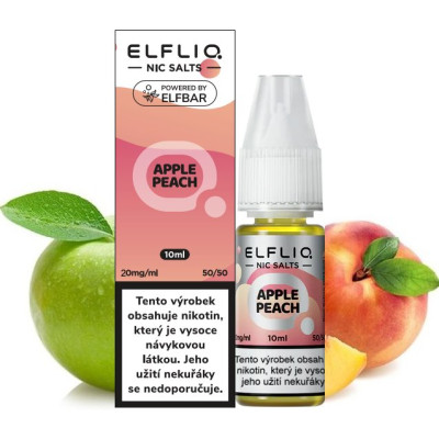 Liquid ELFLIQ Nic SALT Apple Peach 10ml - 20mg