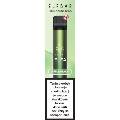 Elf Bar ELFA elektronická cigareta 500mAh Apple Peach 20mg