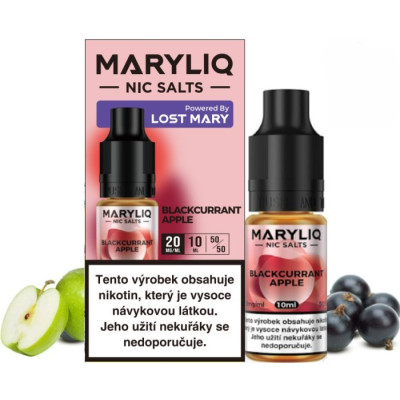 Liquid MARYLIQ Nic SALT Blackcurrant Apple 10ml - 20mg