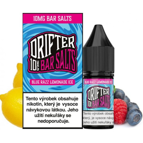 Liquid Drifter Bar Salts Blue Razz Lemonade Ice 10ml - 10mg
