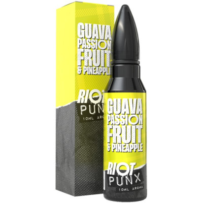 Příchuť Riot Squad PUNX S&V 10ml Guava Passionfruit & Pineapple (Guava, marakuja a ananas)