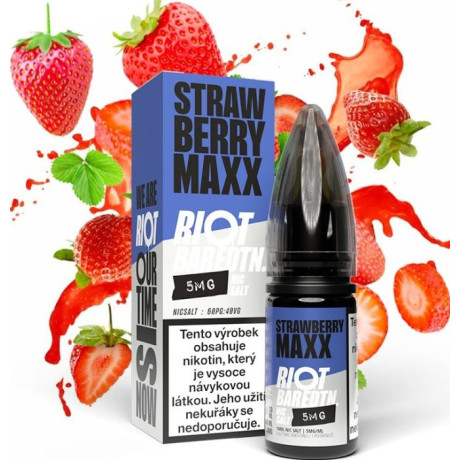 Liquid Riot BAR EDTN Salt Strawberry Maxx (Jahodový energiťák) 10ml-10mg