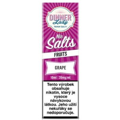 Liquid Dinner Lady Nic SALT Grape 10ml - 20mg