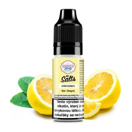Liquid Dinner Lady Nic SALT Lemon Sherbets 10ml - 20mg