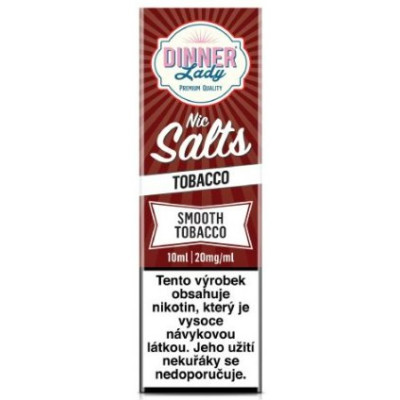 Liquid Dinner Lady Nic SALT Smooth Tobacco 10ml - 20mg