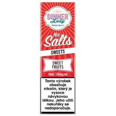 Liquid Dinner Lady Nic SALT Sweet Fruits 10ml - 20mg