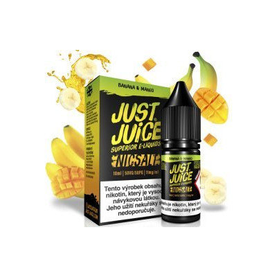 Liquid Just Juice SALT Banana & Mango 10ml - 11mg