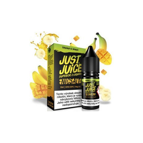Liquid Just Juice SALT Banana & Mango 10ml - 11mg
