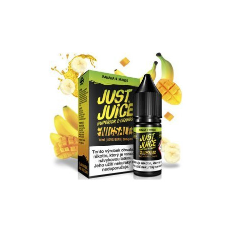 Liquid Just Juice SALT Banana & Mango 10ml - 20mg
