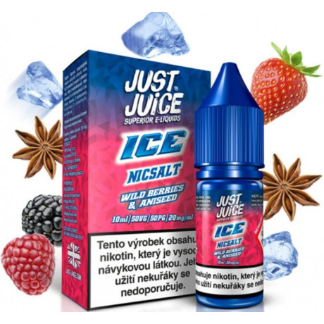 Liquid Just Juice SALT ICE Wild Berries & Aniseed 10ml - 20mg