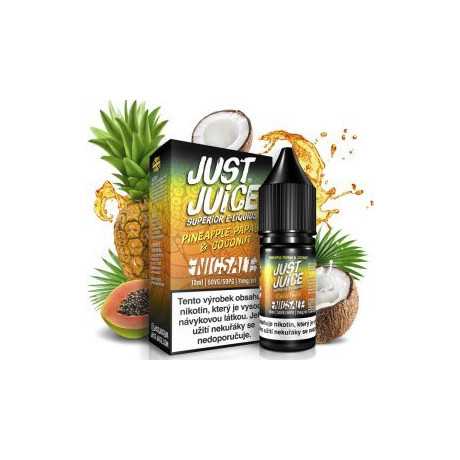 Liquid Just Juice SALT Pineapple, Papaya & Coconut 10ml - 11mg