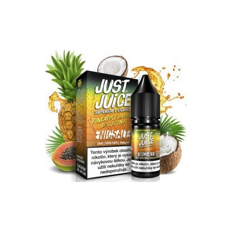 Liquid Just Juice SALT Pineapple, Papaya & Coconut 10ml - 20mg