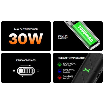 OXVA Xlim Go elektronická cigareta 1000mAh Graffiti Black