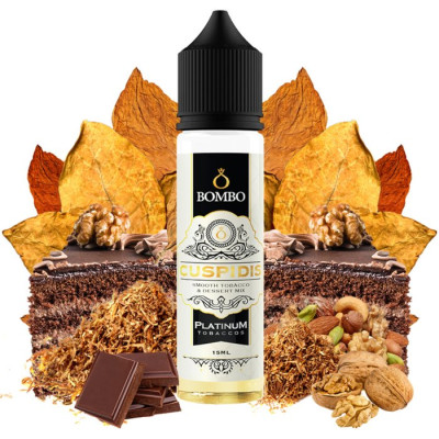 Příchuť Bombo Platinum Tobaccos S&V 15ml Cuspidis (Světlý tabák s čokoládou a oříšky)