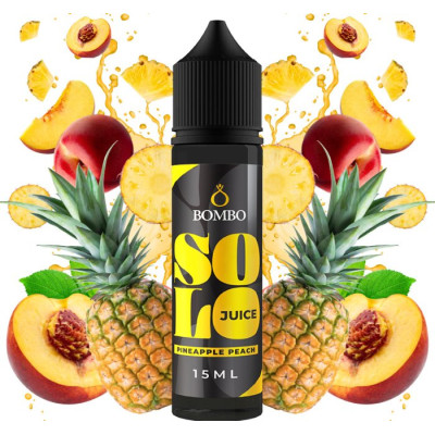 Příchuť Bombo Solo Juice S&V 15ml Pineapple Peach (Ananas a broskev)