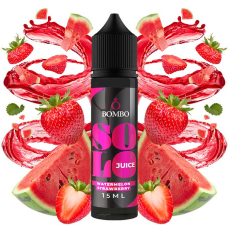 Příchuť Bombo Solo Juice S&V 15ml Watermelon Strawberry (Vodní meloun a jahoda)