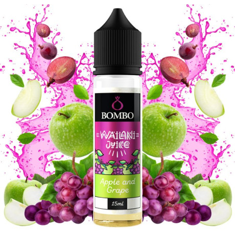 Příchuť Bombo Wailani Juice S&V 15ml Apple and Grape (Jablko a hroznové víno)