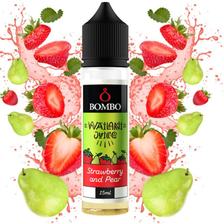 Příchuť Bombo Wailani Juice S&V 15ml Strawberry and Pear (Jahoda s hruškou)