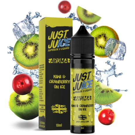 Příchuť Just Juice S&V 10ml Kiwi & Cranberry On Ice
