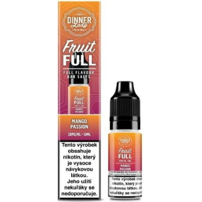 Liquid Dinner Lady BAR SALTS Fruit FULL Mango Passion 10ml - 20mg