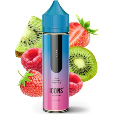Příchuť ProVape Icons S&V 10ml: Punk (Kiwi, jahoda, malina)