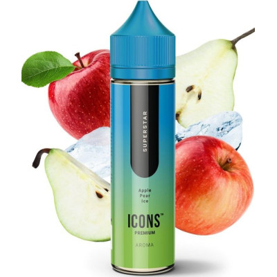 Příchuť ProVape Icons S&V 10ml: Superstar (Ledové jablko a hruška)