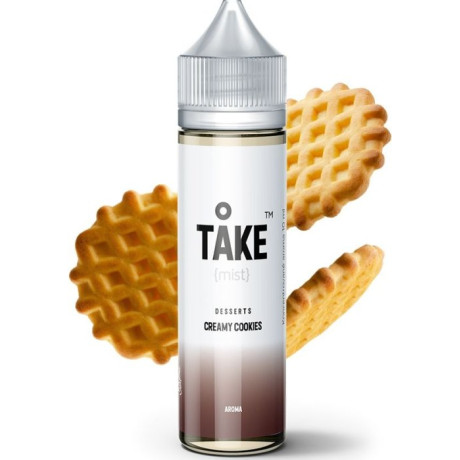 Příchuť ProVape Take Mist S&V 10ml: Creamy Cookies (Kakaové sušenky s krémem)